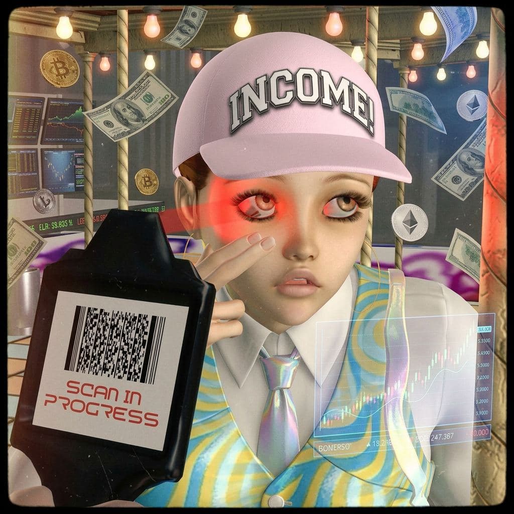 CJ in white suit holding a phone, Wall Street Weekly newspaper